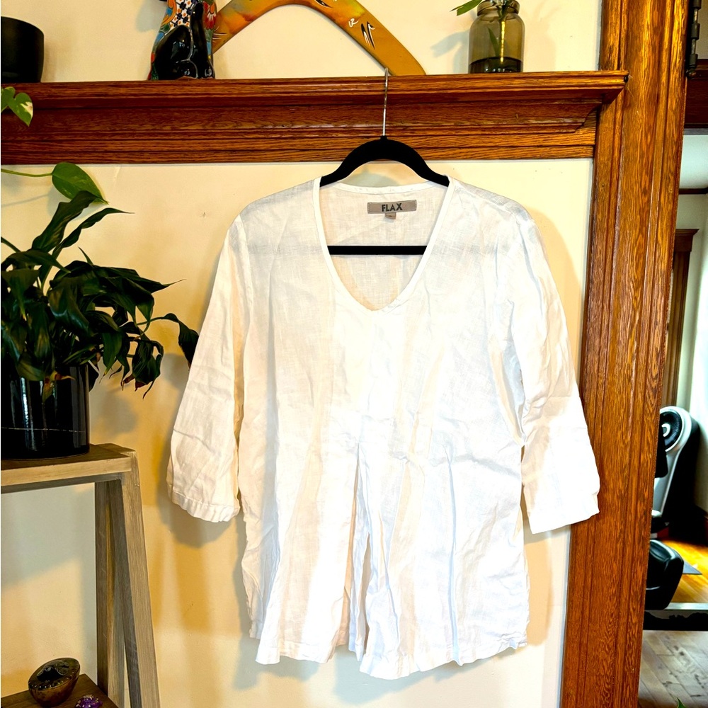 Flax linen tunic EUC
